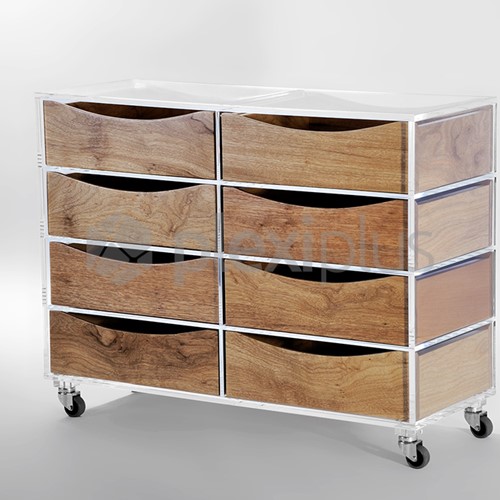 Storage LEGNO 8 drawers