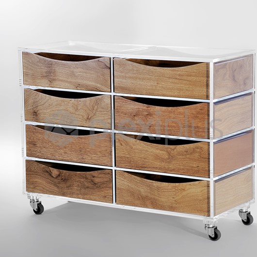 Storage LEGNO 8 drawers