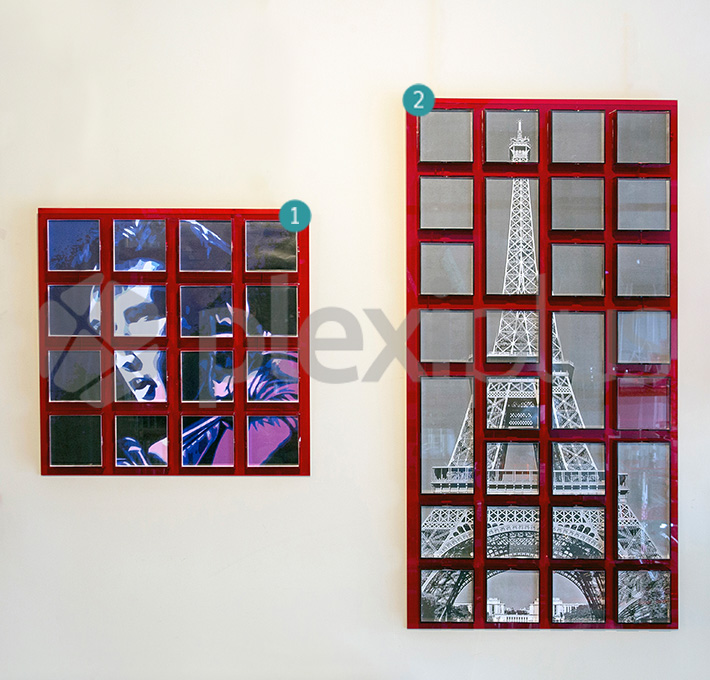 Frame CUBO RECT wall mounted