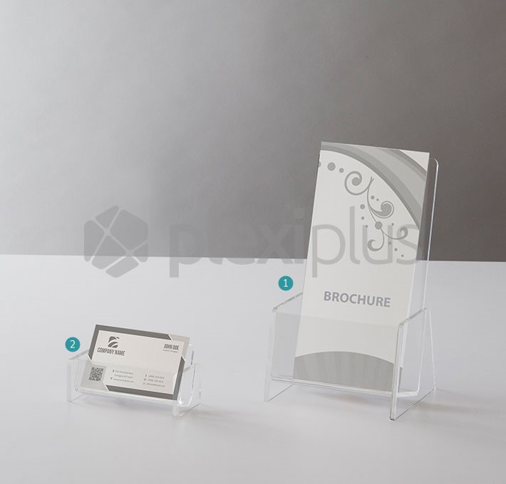 Business Card & Brochure Stand